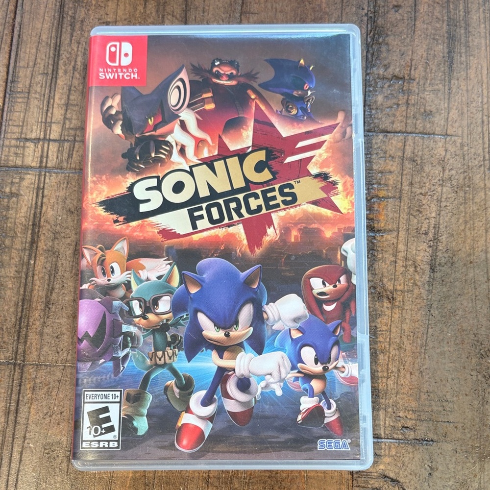Sega Sonic Forces for Nintendo Switch - Blue and Red